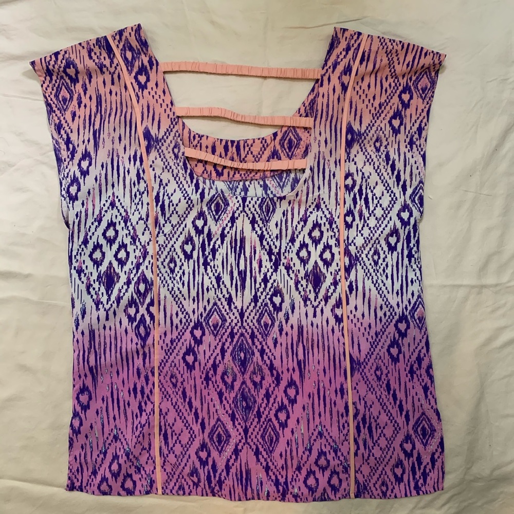 American Eagle Mixed Pattern Top - image 4